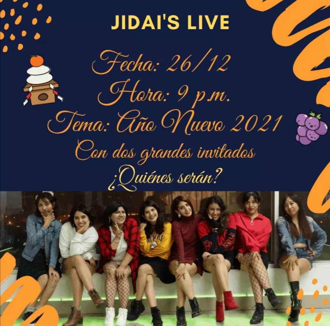 JIDAI_official's tweet photo. No se lo pierdan 💕 este 26 de Diciembre, dos grandes invitados 🥰 https://t.co/kir8r8TISY