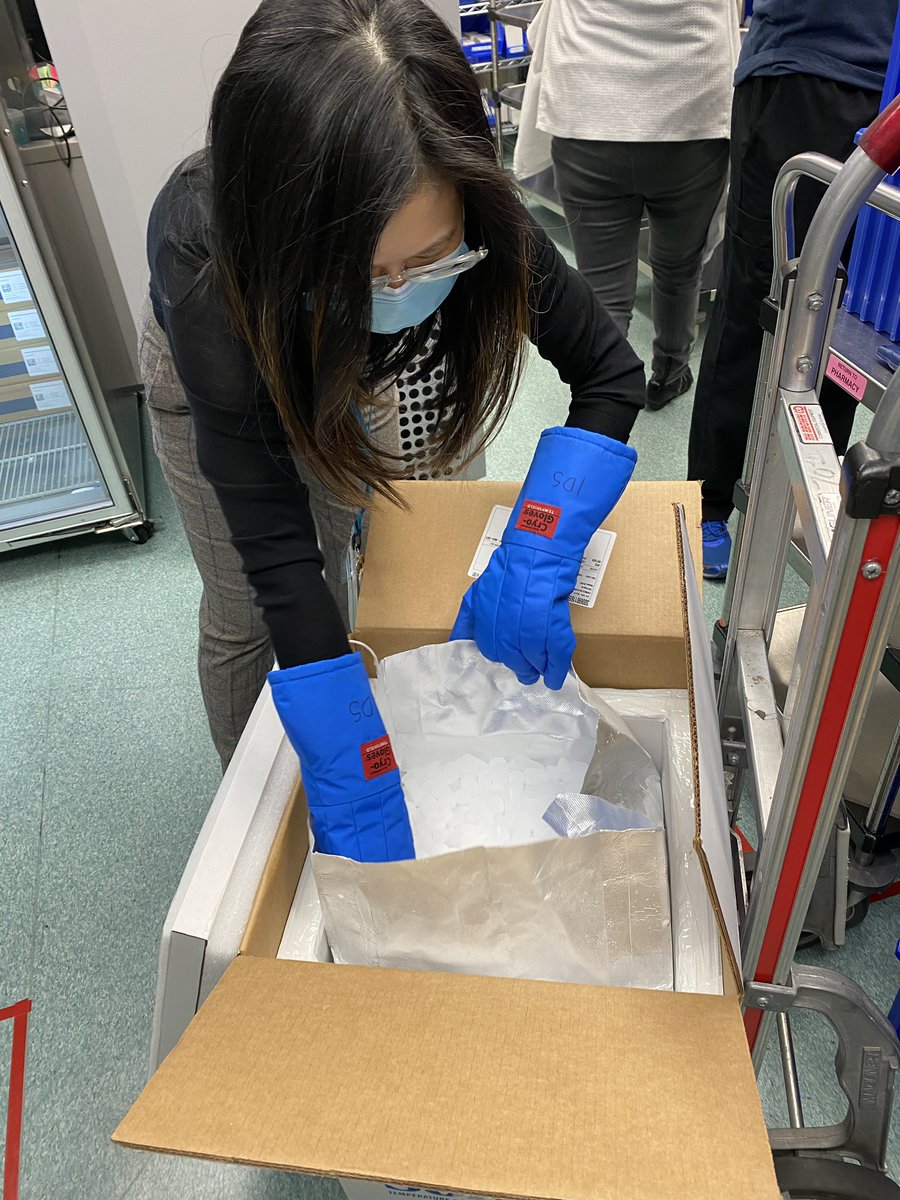 seattlechildren's tweet photo. Seattle Children’s received its first doses of the Pfizer COVID-19 vaccine today. “This is an exciting time but it’s essential we continue social distancing and wearing masks to protect patients and the community," - Dr. Zerr, Div. Chief of Pediatric Infectious Disease. https://t.co/uVK9QANioM