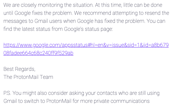 FYI. Gmail fuckin up.