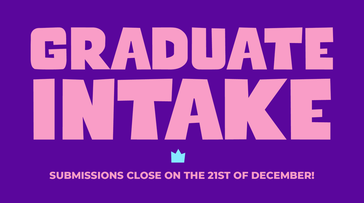 Graduate Intake submissions close early morning on the 21st of December (Adelaide time). Get your skates on!😊 Please apply here: bit.ly/36yN7Fh #gamedev #graduates #gamedevelopment