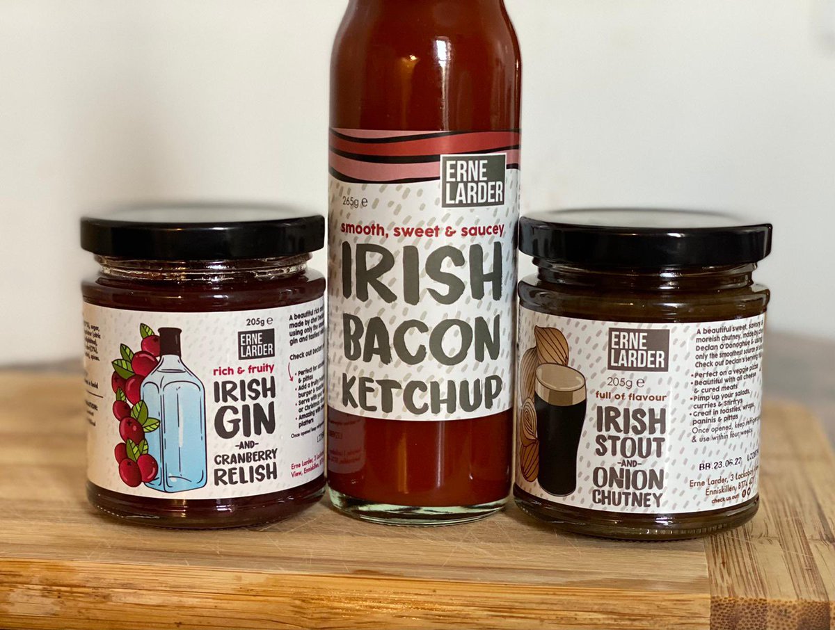 We are so excited to include products from a small business in our home town of Enniskillen, co. Fermanagh. #ernelarder <a href="/CraicFoods/">Craic Foods</a> Find them in our Life &amp; Lineage Irish care package. Fromovertheire.com