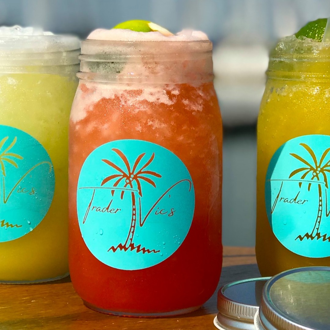 The Rainbow Wave is back- this week only! For just $50.00 get our 4 Tropical Tai’s in 16oz collectable jars; Mango Tai, Guava Tai, Maui Tai, and Passion Tai. Its like escaping to the islands with every sip!