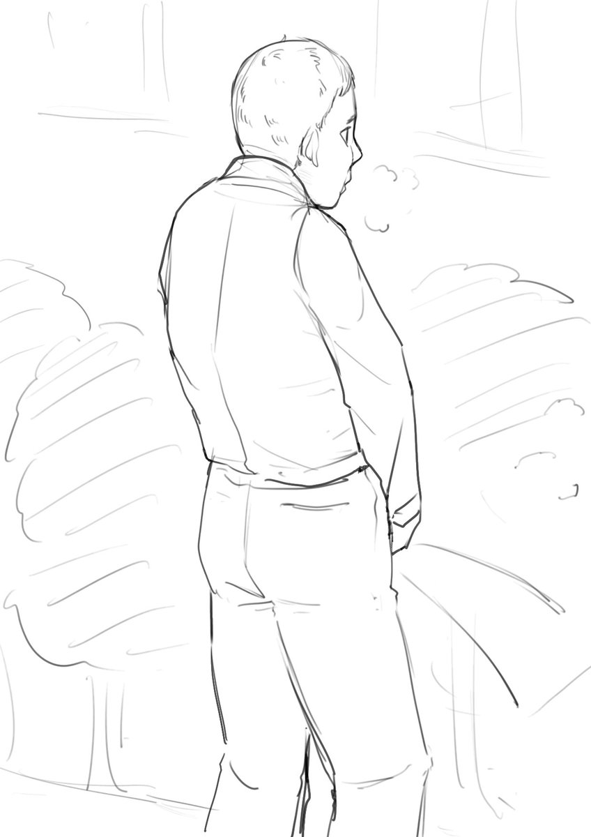 今朝立ちションしてた人が2方向に出してて二度見した(するな) 