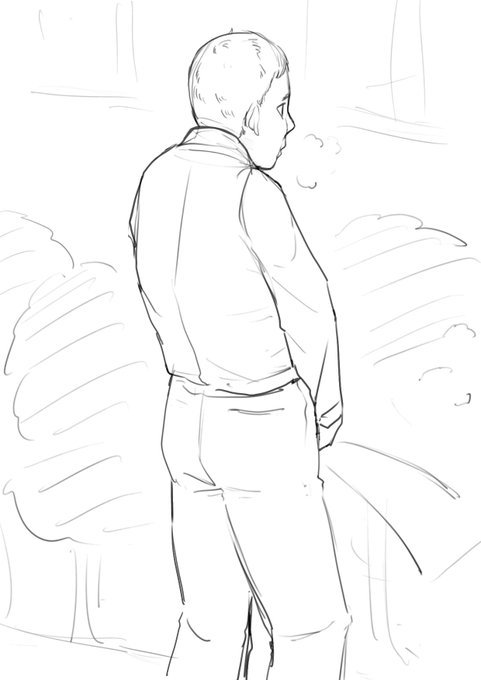 今朝立ちションしてた人が2方向に出してて二度見した(するな) 