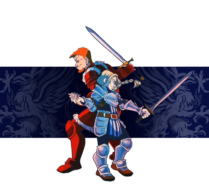 postin old da art because it makes serotonin machine go brrr (and yes my confusion abt alistair's hair/eyes is historical, i literally have never had any idea and have made it up as i go the whole time) 