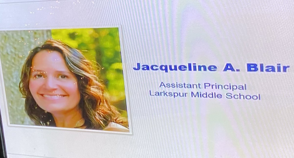 TheLarkspurMS's tweet image. Congratulations @jacquie_blair on your appointment to Assistant Principal @LarkspurMSPride 🙌 Well-deserved and a testament of your hard work, dedication, and compassion for our 🦁 students, staff, and school community!! #KeepRoaring #LeadershipMatters @LeadVBCPS @vbschools