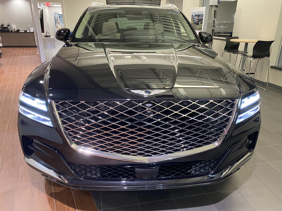 BroadwayAutoGB's tweet photo. The ALL-NEW Genesis GV80 is here! This SUV is luxury and style all the way. Come see for yourself at Broadway on Military in Green Bay. https://t.co/PxxCWvKd9K