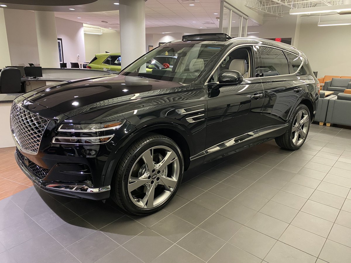BroadwayAutoGB's tweet photo. The ALL-NEW Genesis GV80 is here! This SUV is luxury and style all the way. Come see for yourself at Broadway on Military in Green Bay. https://t.co/PxxCWvKd9K