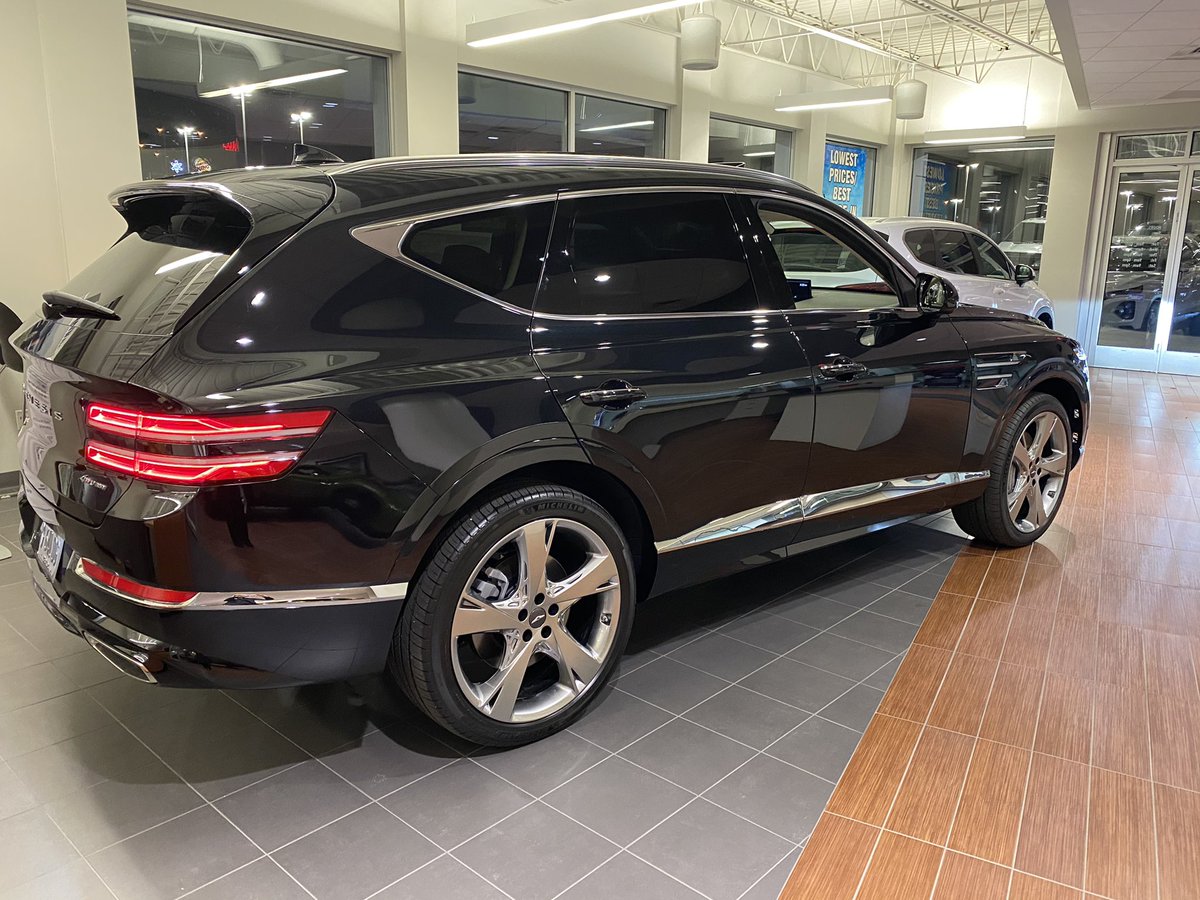 BroadwayAutoGB's tweet photo. The ALL-NEW Genesis GV80 is here! This SUV is luxury and style all the way. Come see for yourself at Broadway on Military in Green Bay. https://t.co/PxxCWvKd9K