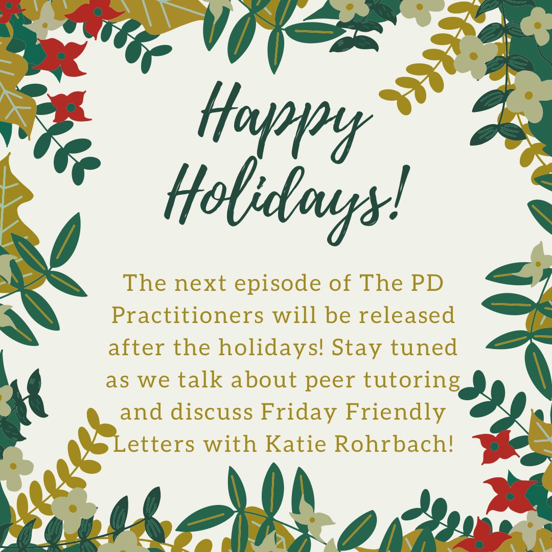The PD Practitioners tweet media