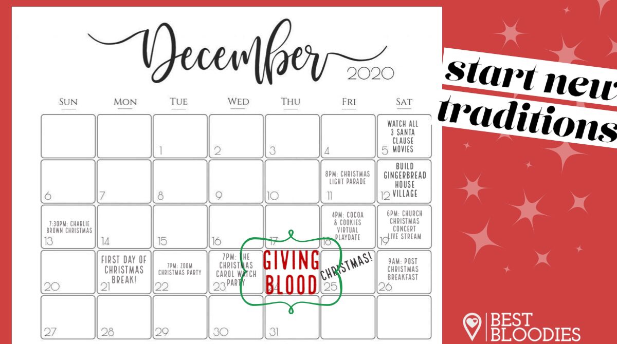 bestbloodies's tweet photo. Your Christmas calendar may look a bit different this year, but perhaps this creates an opening for a new Christmas tradition... #donateblood #donatetogether #bestbloodies #Christmas
@RIBloodCenter: see you next week! https://t.co/EjV0142FZl