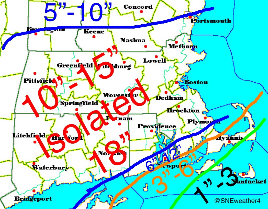 Here’s my snow map for Wednesday night into Thursday. Most areas see a nice storm. Tough call in SE areas with possible sleet mixing in. It will come down to the wire to see how much mixes. Enjoy!