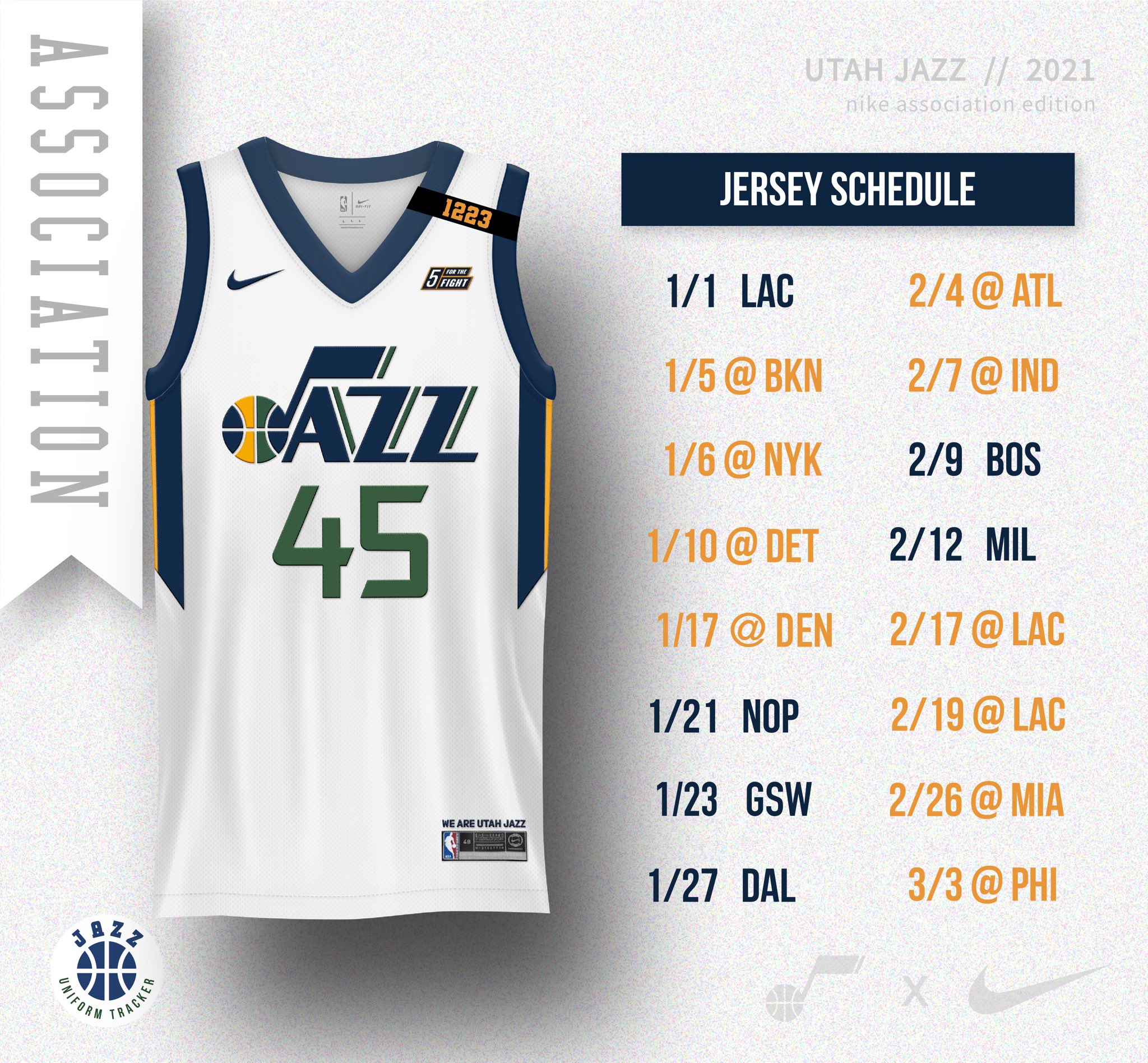Jazz Uniform Tracker on X: Breaking: The Jazz have released their