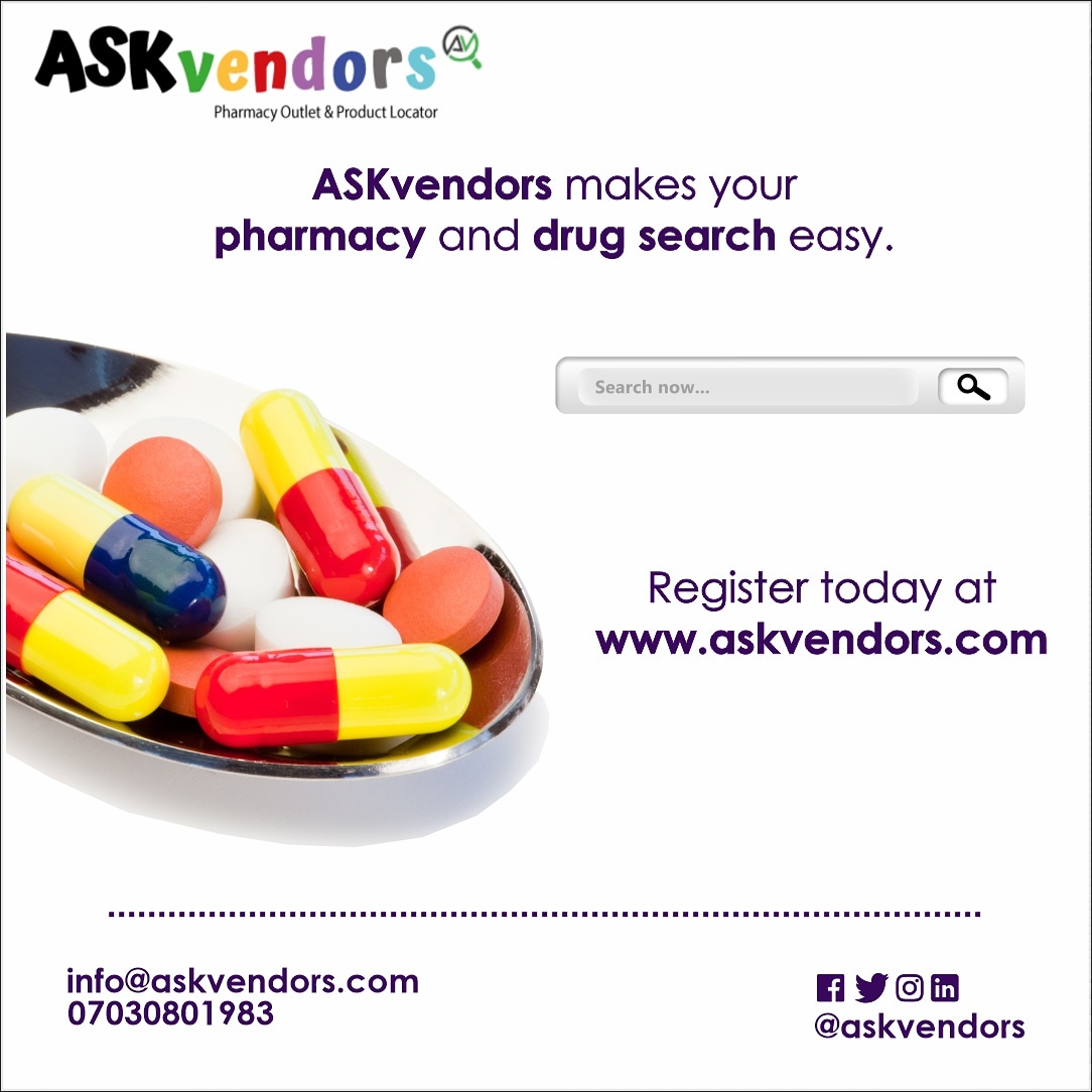 ASKvendors's tweet photo. With the festive season, traffic can be crazy and movement really difficult. Finding a pharmacy that has the right medications this season can be a tall order... But we have a solution.

Go to https://t.co/OgtV3desDd

An easy way to find what you are looking for.

#askvendors https://t.co/tNzKTHXGsN