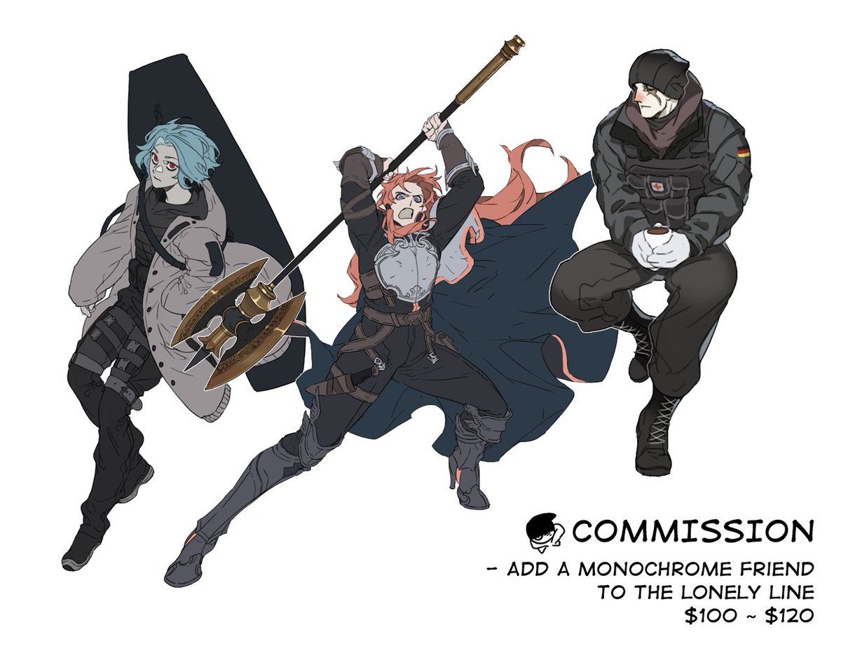 Hello! My commission is open.

☞ Tava.tavatic@gmail.com 