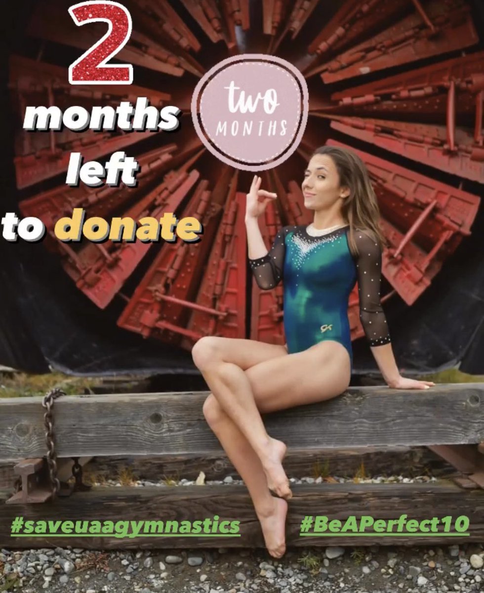 GymnasticsUaa's tweet image. 2 months to go to fundraise for the existence of our program! We are over 1/4 of the way there, keep the momentum gymternet 💚💛
Charity.gofundme.com/saveuaagymnast…