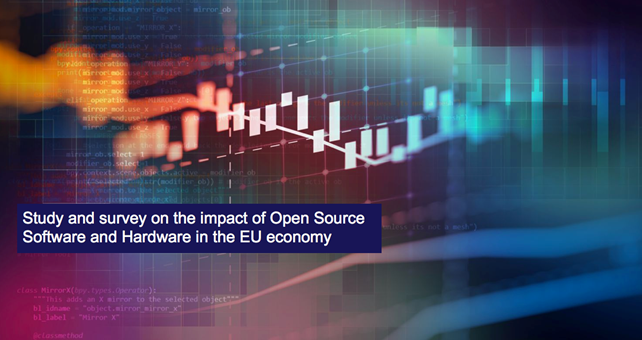 Joinup_eu's tweet photo. 🇪🇺What is the value of #OpenSource for the EU❓  

📙The first results of a study conducted for the @EU_Commission using @github data reveal that the number of commits to #OSS projects will boost the #EUGDP more than €95 billion per year❗  

📚 👉https://t.co/0RRWTXMG0v https://t.co/ddIXYeUDA6