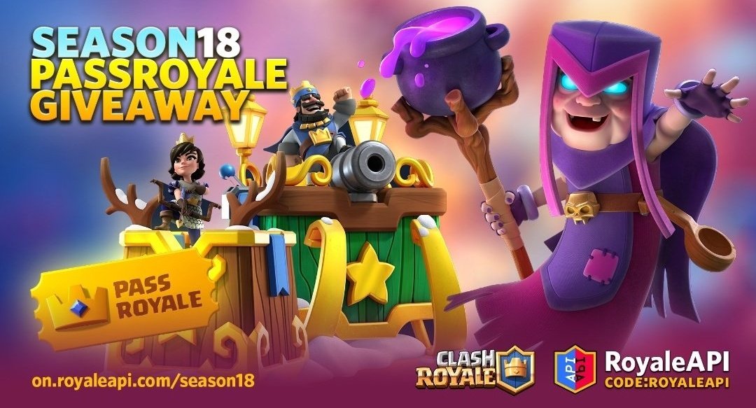 😱 SORTEO 8 PASS ROYALE!!! 😱

REQUISITOS PARA PARTICIPAR:

• SEGUIRME @afaeeerte 👤
• SEGUIR A <a href="/darthtaker/">Darthtaker</a> 👤
• SEGUIR A <a href="/francok_live/">YT: FRANCOK</a> 👤
• SEGUIR A <a href="/Axelcito_coria/">axel coria</a> 👤
• DAR FAV Y RT!❤️🔄
• MENCIONAR A 3 AMIGOS👥

#ClashRoyale