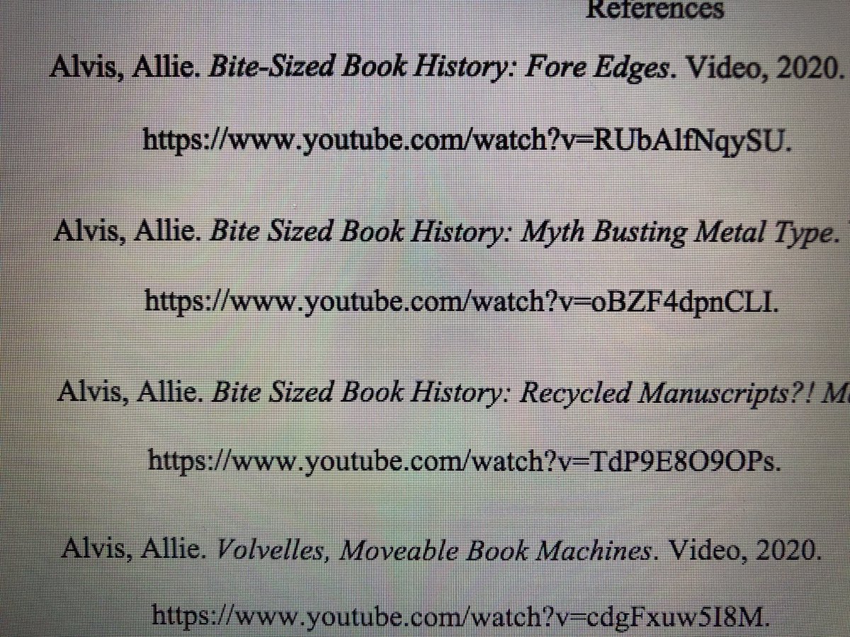 susan_cogan's tweet image. Seeing ⁦@book_historia⁩ ‘s podcasts in my students’ works cited pages makes me so happy! Cant wait until these important resources resume production! #bitesizedbookhistory