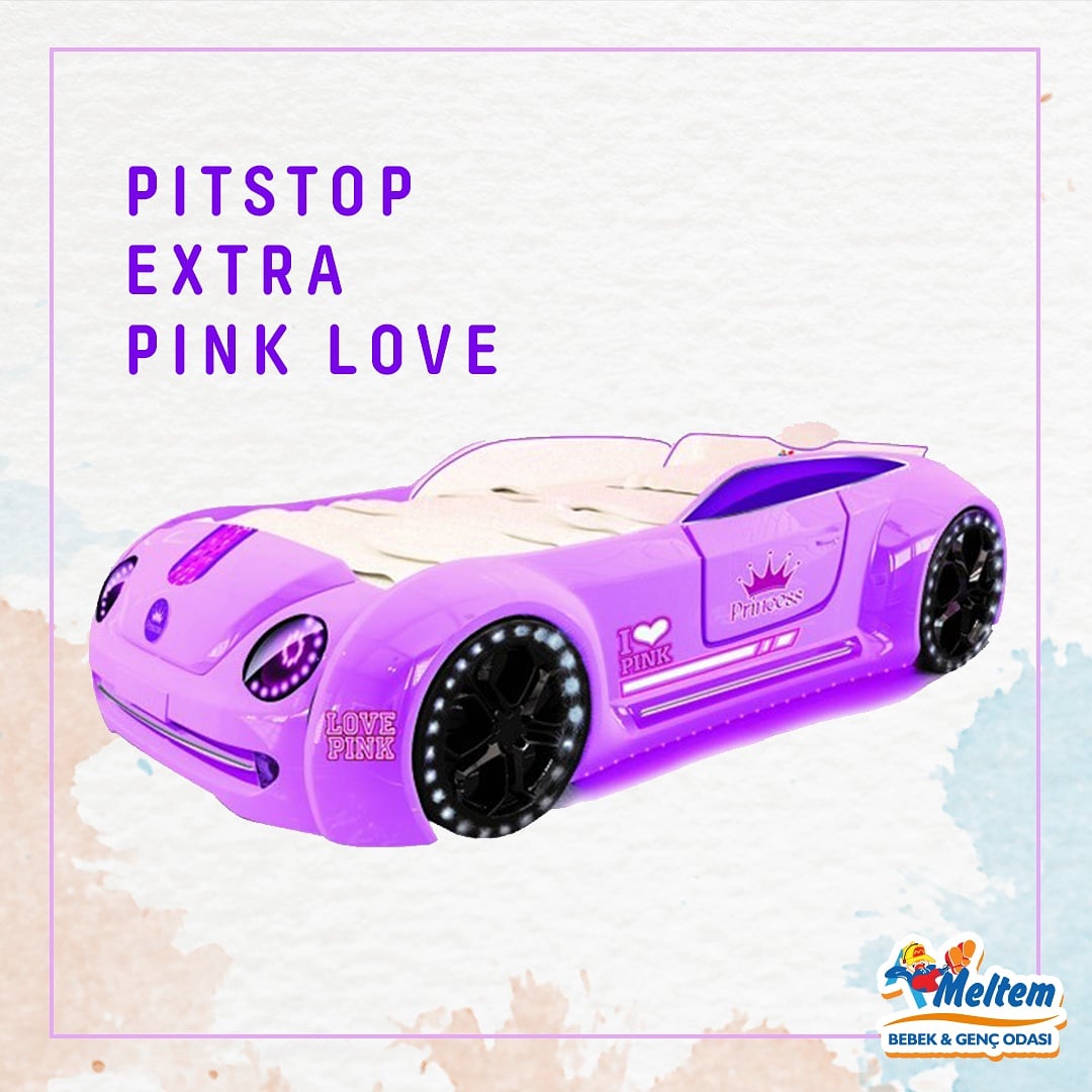 Pembenin en güzel tonuyla tasarlanan Pitstop Extra Pink Love Oto Karyola'yı çocuğunuz çok sevecek! 💗

#MeltemModüler #Pitstop #OtoKaryola #MeltemBebekveGençOdası #ÇocukOdası #ÇocukKaryolası #PembeKaryola