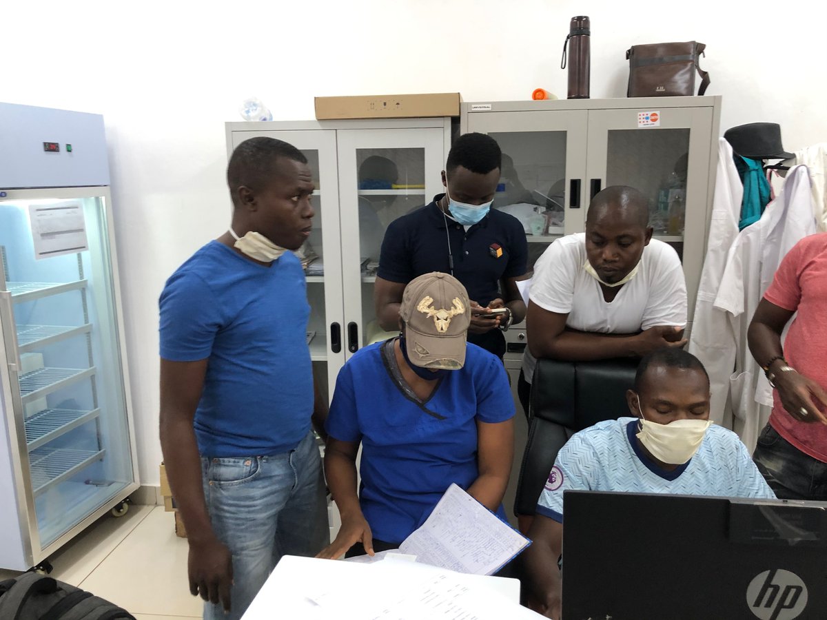 KoachieS's tweet photo. Installation of electronic laboratory information system in Rokupa Government Hospital, Freetown, Sierra Leone by Koachie Health Systems. Write to us via enquiries@koachie.org. https://t.co/jzf5oE74Wo