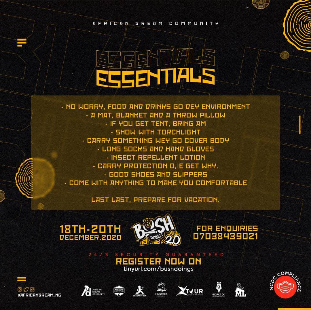 realkingss's tweet photo. Itβs 2 days to #BushDoings hope youβve gotten your ticket ?? Donβt miss thissss π₯π₯π₯
Get your tickets π«π
https://t.co/2hrkS4KSqn
@africandream_ng https://t.co/kdp0kjf1gt