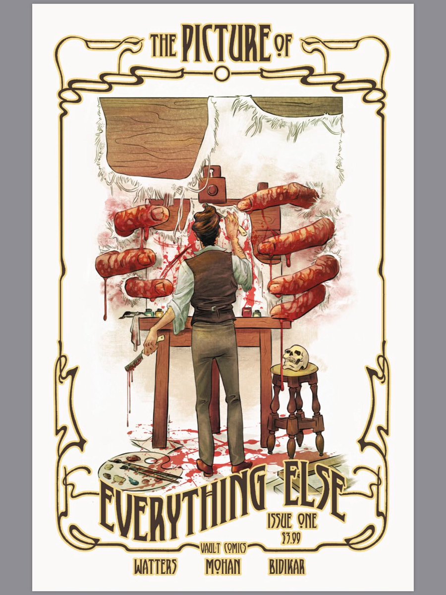 0utsidethe's tweet photo. We have been honored to get a sneak peak into @DanPGWatters latest masterpiece #ThePictureofEverythingElse. A superb horror tale about the importance of art and what happens when to miscreants meet a true Master of art, life and death. The release is tomorrow and this is a https://t.co/qki0Ws3Ygv