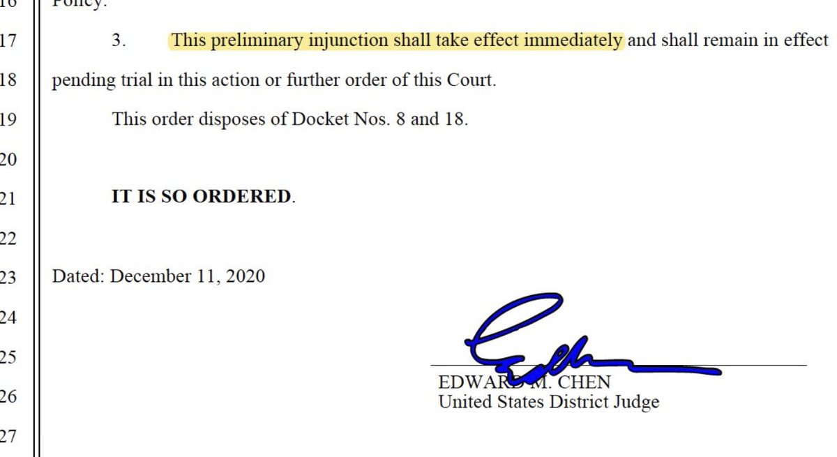 curtismorrison's tweet photo. If you're not familiar, you need to read page 30 and 31 closely. https://t.co/RvhEglyH5g  Pay close attention to the words "shall take effect immediately." That was 4 days ago. 2/3 https://t.co/1YUts1zfV5