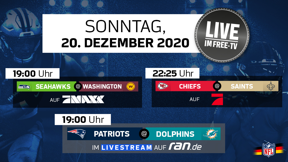 NFLDeutschland's tweet photo. +++ Seahawks, Patriots, Patrick Mahomes – fehlt eigentlich nur Tom Brady. 😜😂 #ranNFL +++ https://t.co/UdQ78xEQB6