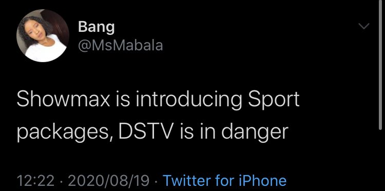 the time multichoice threatened itself