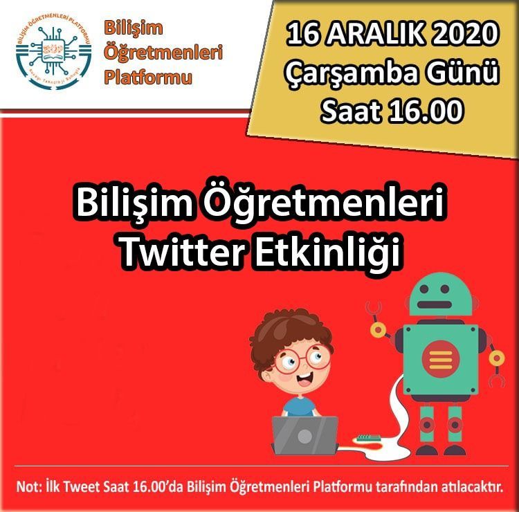 Hazır mıyız??
Bilişime gönül vermiş bütün eğitimcileri desteğe bekliyoruz.