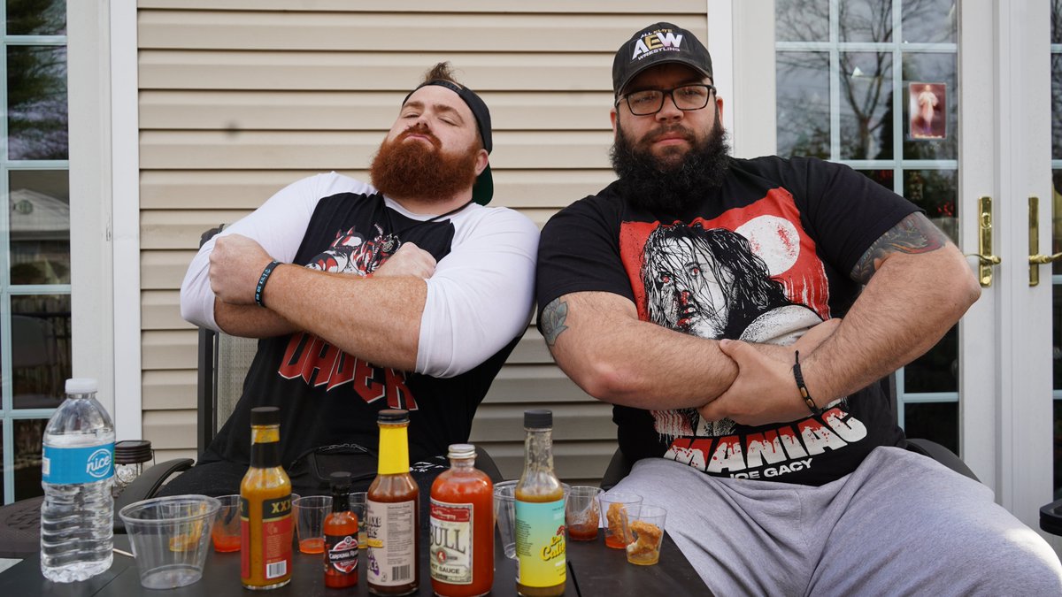 GPWProductions's tweet photo. Congrats to this guy and @bearbronsonBC for such a sick debut on @TheAEWDark tonight. Happy to see good people getting a shot on the big stages and hitting it out of the park. AEW IS Bear Country
#LinemenPose https://t.co/mZiXOaNVkP