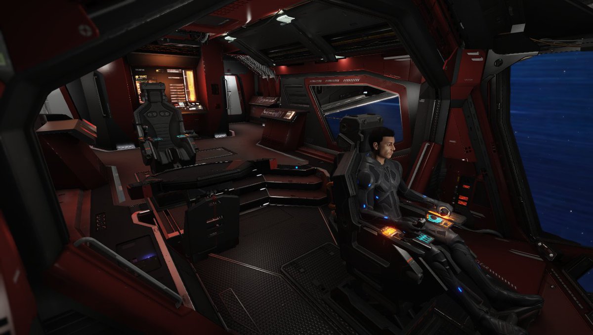 InterGalacticGM's tweet photo. And how not to mention the comfy interiors, that's an excellent exploration ship!
#EliteDangerous #KraitPhantom #ThousandStars #spaceship #spacegame https://t.co/iv0tOxvwSV