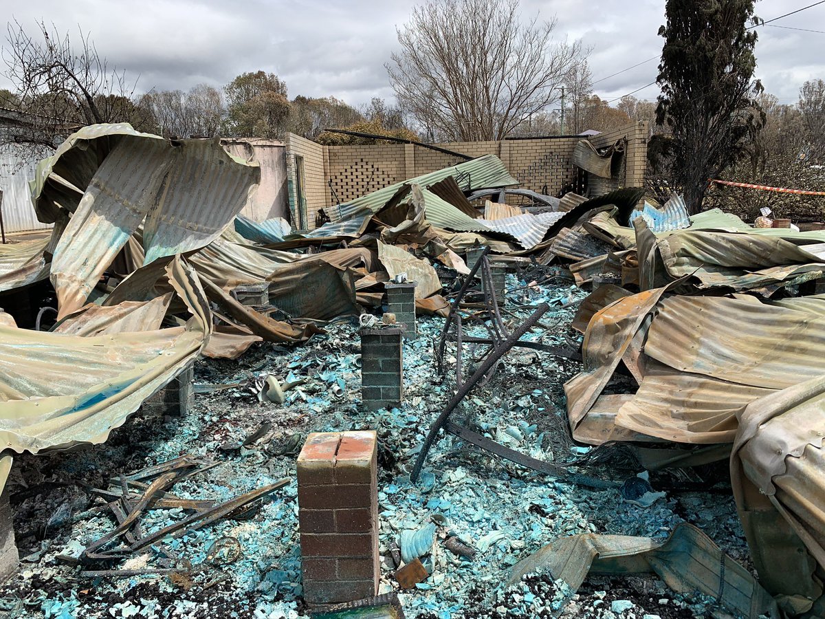This is what ‘lost everything in a bushfire’ looks like,  @ScottMorrisonMP