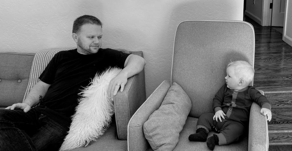 DEEPRIPLEY's tweet photo. On set going over expectations and tweaking my lines. Poppy’s directing style is firm, but fair. #babydirector #Boss #Poppy #filmnoir #FirmButFair #Poppy2056 #DaddyDaughter https://t.co/gaAczqRMyi