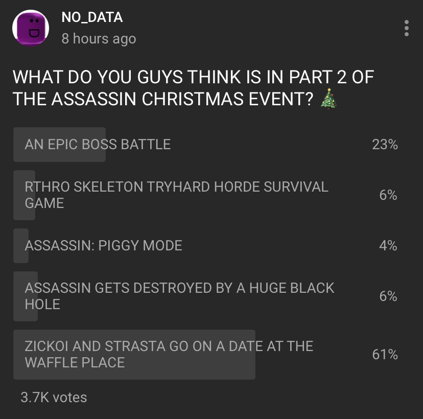 THE PEOPLE HAVE SPOKEN <a href="/Zickoii/">Zickoi</a> <a href="/StrastaRoblox/">Strasta ROBLOX</a>