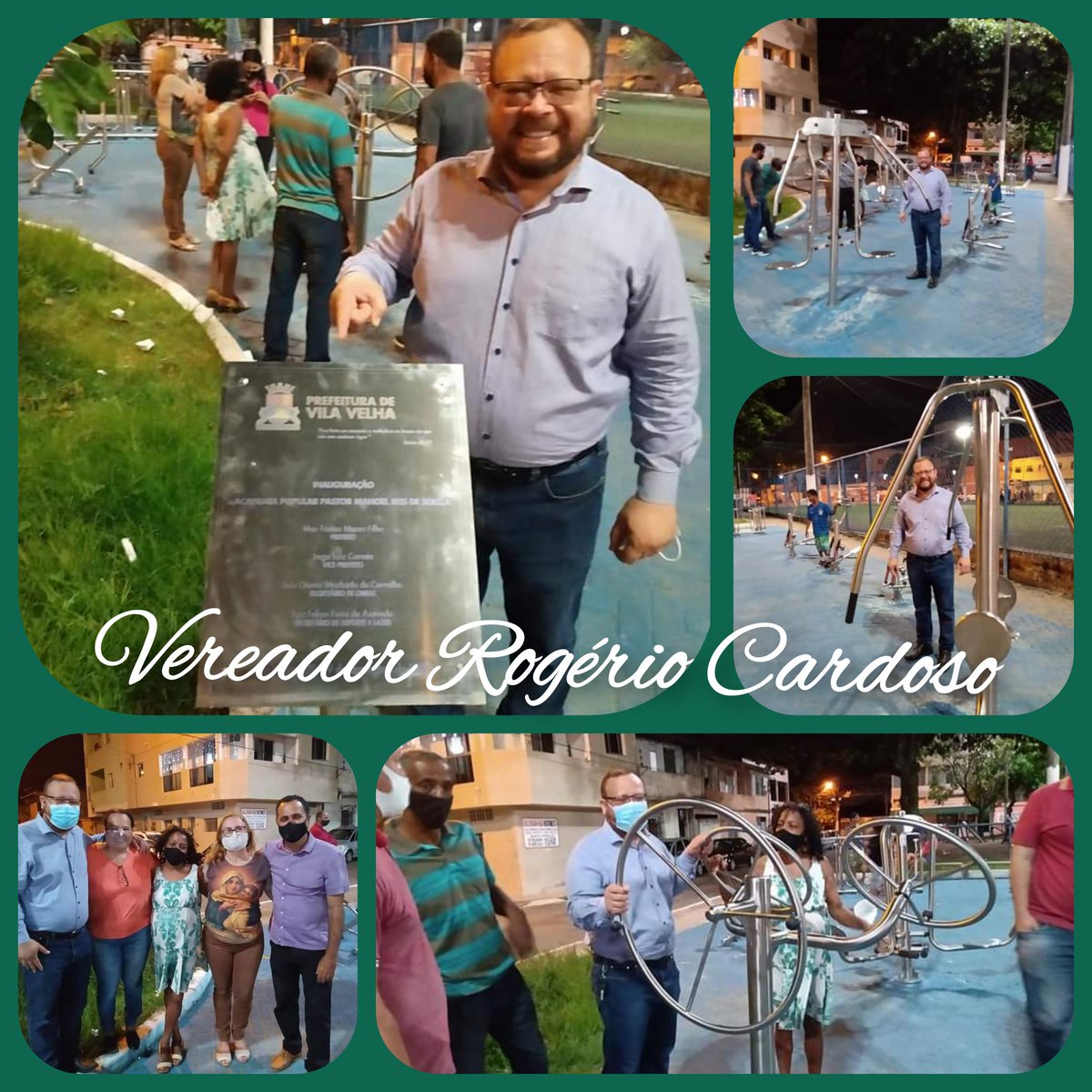 VereadRogerioC's tweet photo. Enfim Inaugurada! 
Um Sonho Realizado!
Atendemos Mais Um Pedido da Comunidade!
Academia Popular 
#QuemFazMostra 
#OTrabalhoContinua 
#academiapopular https://t.co/E81drcL1rC
