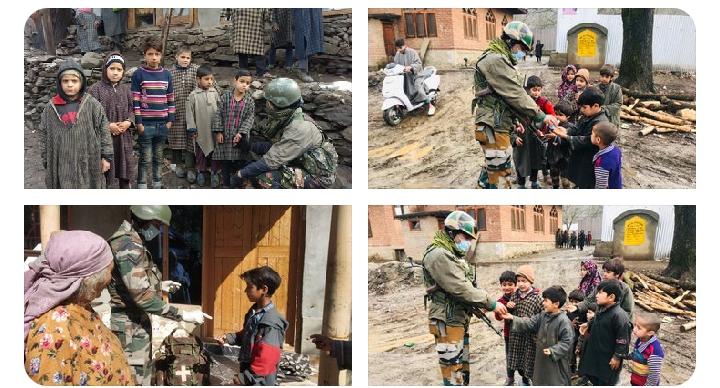 SyedJaveedShah6's tweet photo. *MEDICAL AID PROVIDED BY ARMY AT MARKUL TO LOCALS*
Ensuring a deep #connect with locals and taking #medical aid to doors, Markul Coy organised a medical aid tour *'Khairiyat patrol'* at #Dilbagh.
#VijayDiwas
#Armyawaam
#Humsaya
#IndianArmy 
#VijayDiwas2020 https://t.co/cn2NFzAn8N https://t.co/u19UrOFd3N