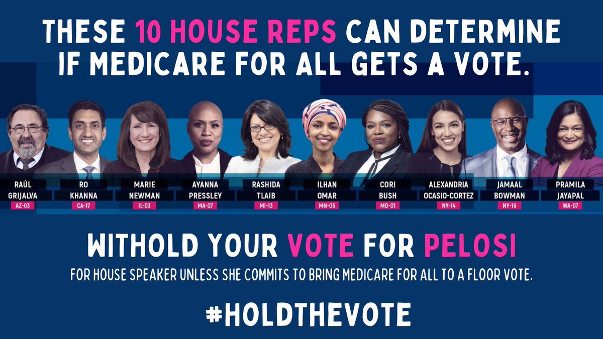 It’s now or never. The people need you more than ever. Bring this vote to the floor. Let’s see where the true progressives stand. The majority of Americans want/need this! #HoldTheVote <a href="/AOC/">Alexandria Ocasio-Cortez</a> <a href="/Ilhan/">Rep. Ilhan Omar</a> <a href="/SpeakerPelosi/">Nancy Pelosi</a> @JamaalBowmanNY <a href="/RepJayapal/">Rep. Pramila Jayapal</a> <a href="/TulsiGabbard/">Tulsi Gabbard 🌺</a> <a href="/CoriBush/">Cori Bush</a>