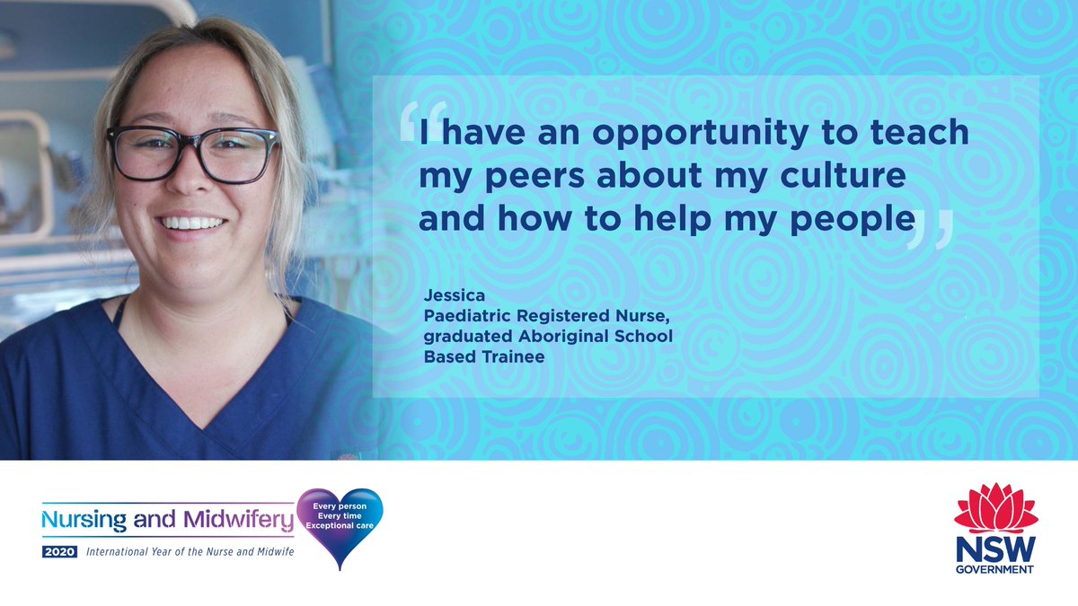 NSWChiefNMO's tweet photo. Does making a difference for the health &amp; well-being of Aboriginal and Torres Strait Islander people matter to you? It does for Jessica. The @NSWHealth Aboriginal Nursing and Midwifery Cadetship &amp; Scholarship Program applications open 11 Jan 2021 https://t.co/3cIp7DSiYy https://t.co/KrEs0Y3lYa