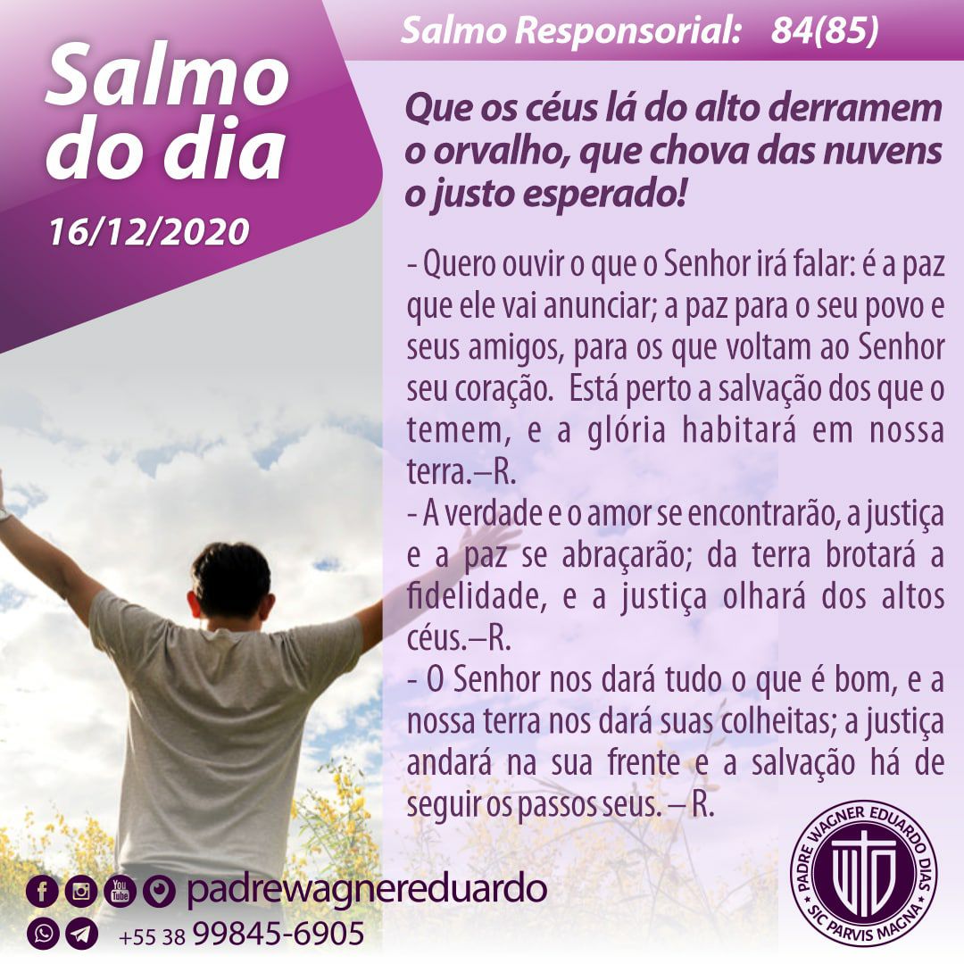 PeWagnerEduardo's tweet photo. #SalmodoDia #salmo #dia #SalmodeHoje #liturgia #louvor #missA #celebração #cântico #Responsarial #adoração https://t.co/rFe037fiJb