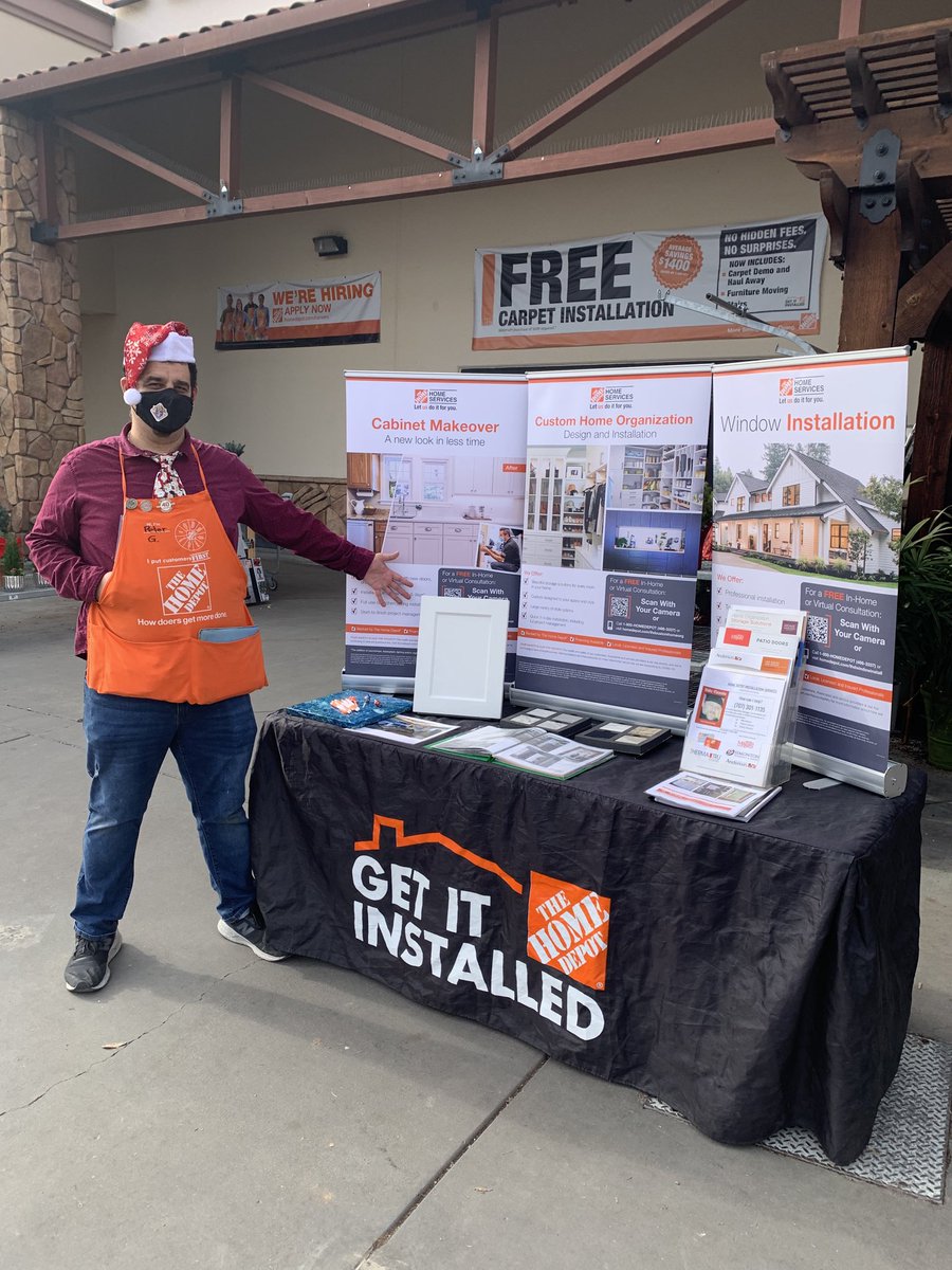 thdseadawn's tweet photo. Visited HSRS at Napa Store #6652 (Peter Guirguis) earlier today. He loved the table top pop ups for Windows and Custom Home Organization to go along with his Cabinet Makeover display. As you can see, Peter is getting into holiday spirit with his Santa hat! https://t.co/UxG5nDK24a