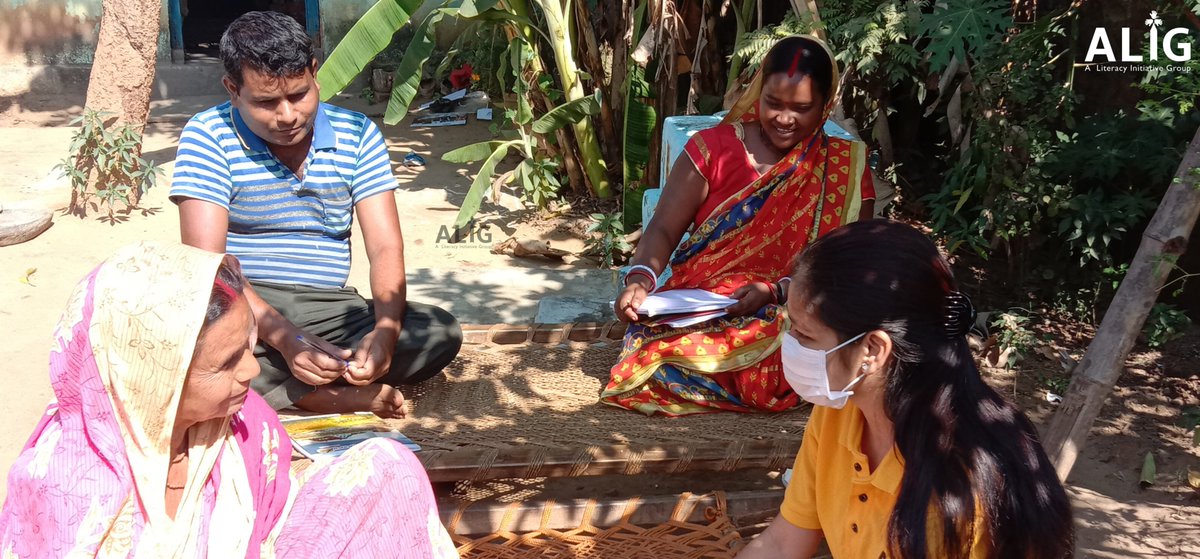 AligSociety's tweet photo. We through our government student volunteers reach out to the adults in the community, who have been deprived of education. The effort is to make the identified adults #functionallyliterate.
P.S. Induction session with the parents about #ALIGAdultLiteracyProgram in #Jharkhand https://t.co/c3j4OhQQVn