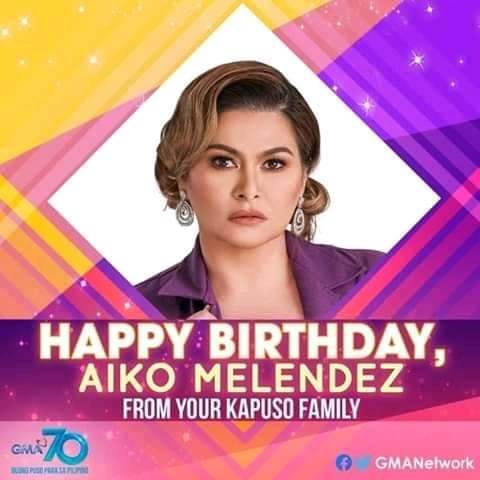 Happy birthday Ms. Aiko Melendez KapusoBrigade  