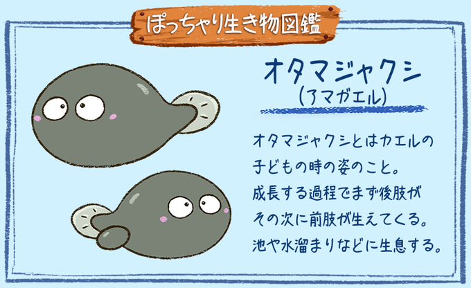 オタマジャクシのtwitterイラスト検索結果