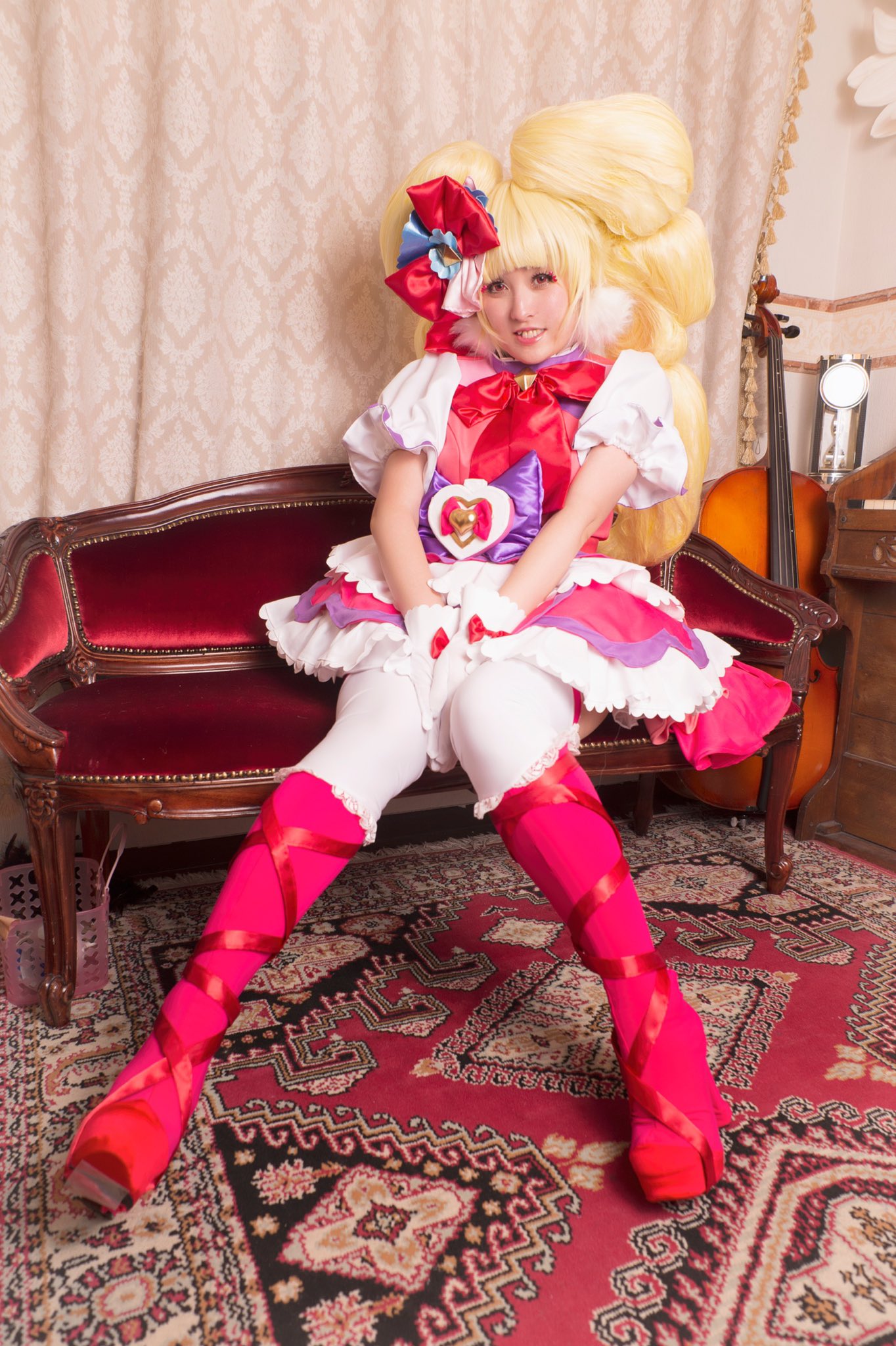 HUGっとプリキュア キュアマシェリ コスプレ 瑞菜 on X: 