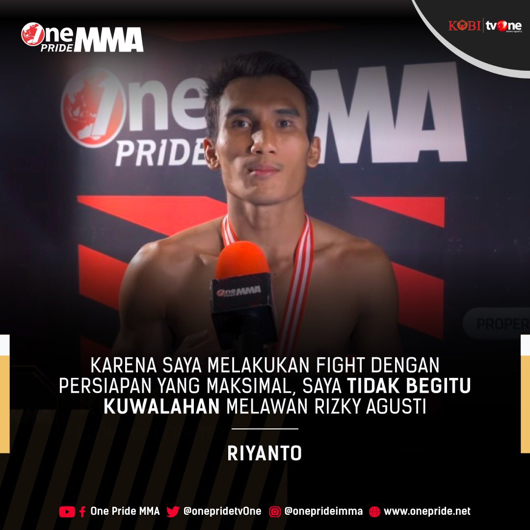 onepride_mma's tweet photo. Level stamina yang bagus akan menunjang performa yang baik saat di pertarungan💪🏻
#OnePrideMMA #QuotesFighter https://t.co/SQPJH7VyFE