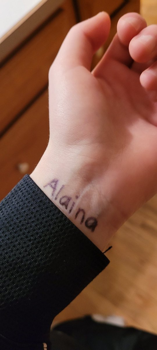 meyermac1's tweet photo. I always play for you but tonight was something special❤ love my girl! Keep being the strongest person I know💪 Thanks for helping us get the Dub! @Hugs4Alaina https://t.co/Rjqqv1ZfS1
