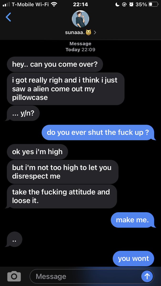 hq characters responding to, y/n telling them to shut up/ giving attitude. (nsfw).ALL CHARACTERS ARE AGED UP!