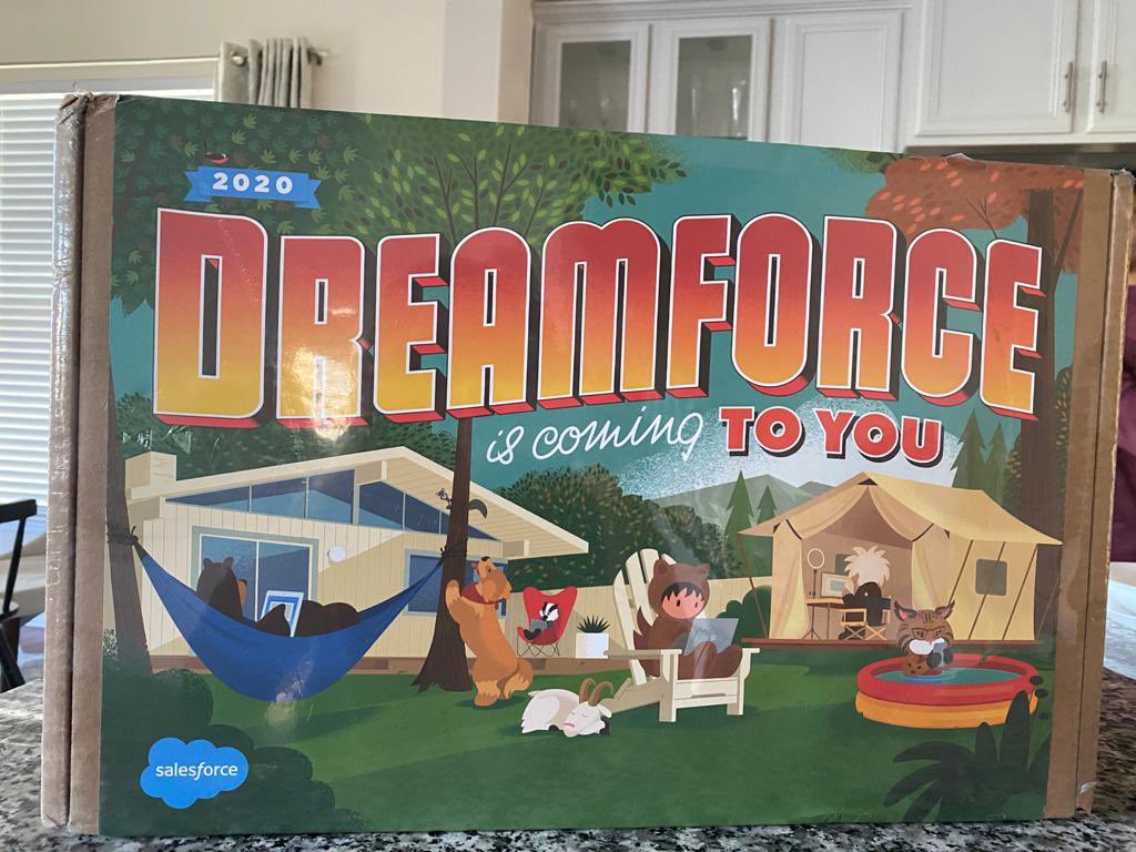 ravikolanu's tweet photo. Nice little surprise from Salesforce! #DreamTX #dreamforce2020 https://t.co/hwKVSfLJxv